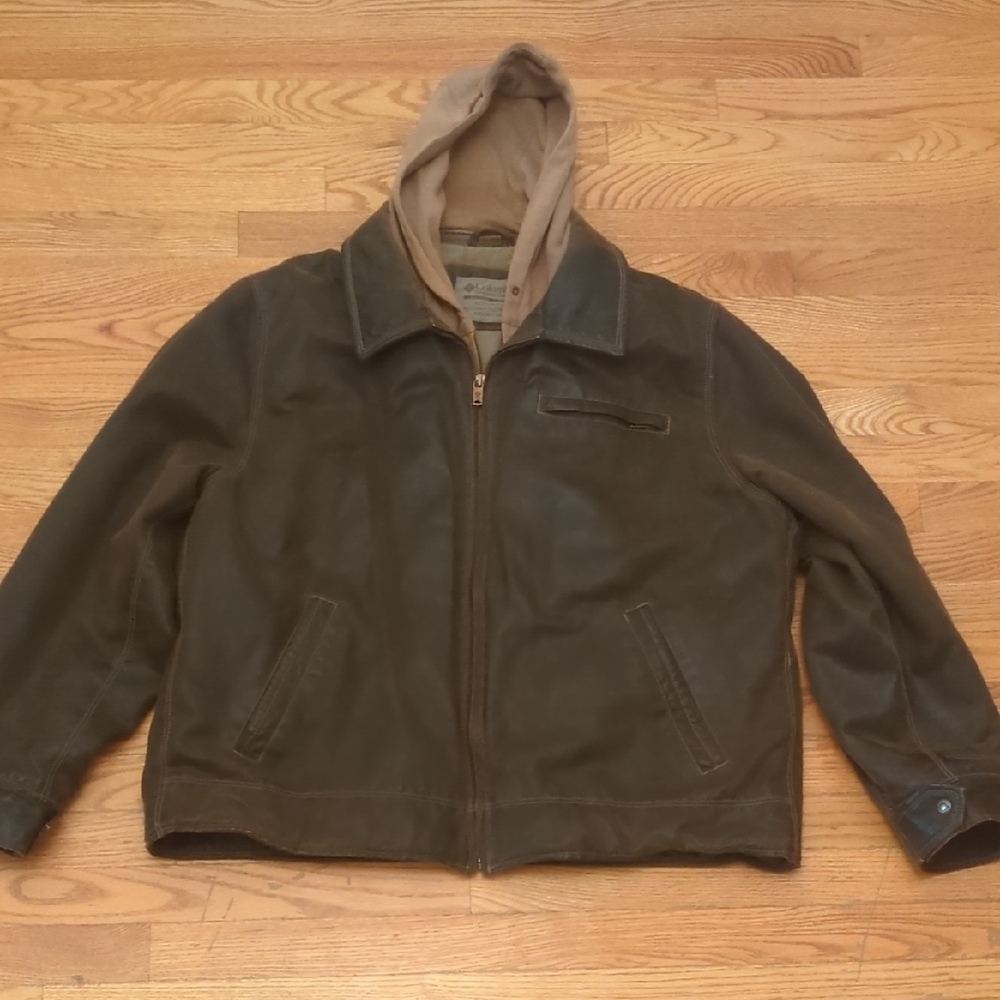 Columbia Men's Brown Hooded Jacket